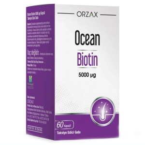 Orzax Ocean, Biotin 5000 мкг, 60 капс (60 порций)