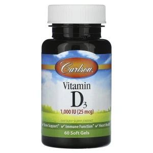 Carlson, Vitamin D3 1000 МЕ