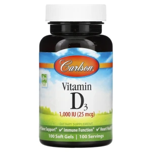 Carlson, Vitamin D3 1000 МЕ