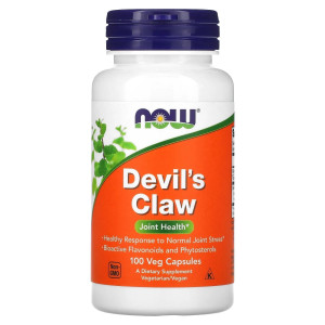 NOW, Devil's Claw, 83 мг, 100 капс (50 порций)