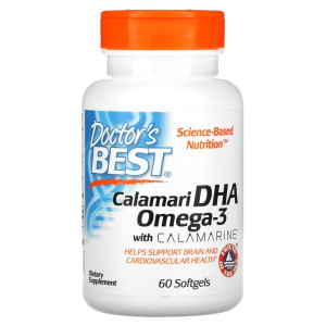 Doctor's Best, Calamani DHA Omega-3, 60 капс (60 порций)