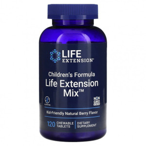 Life Extension, Childrens Formula Mix, 120 жев.табл (60 порций)