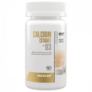 MAXLER, Calcium Citrate + D3