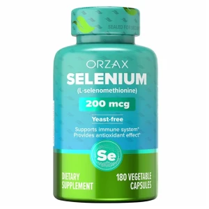 Orzax, Selenium 200 мкг, 180 капс (180 порций)