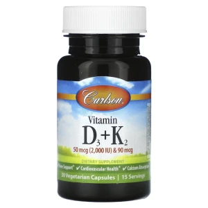 Carlson, Vitamin D3 + K2