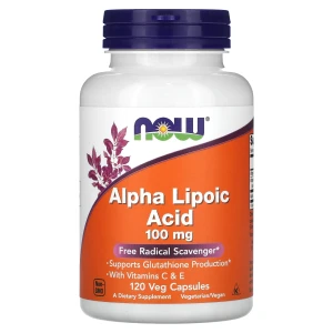NOW, Alpha Lipoic Acid, 100 мг