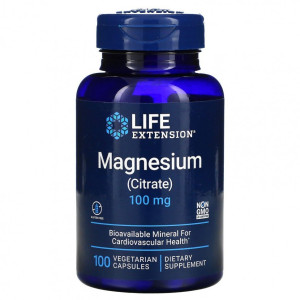 Life Extension, Magnesium Citrate, 100 мг, 100 капс (100 порций)