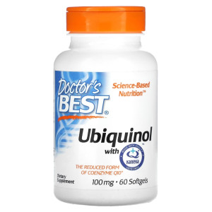 Doctor's Best, Ubiquinol 100 mg, 60 капс (60 порций)