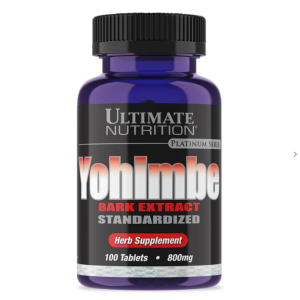 Ultimate Nutrition, Yohimbe Bark Extract, 800 мг, 100 табл (100 порций)