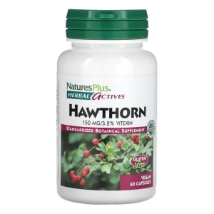 Natures Plus, Hawthorn, 60 капс (60 порций)