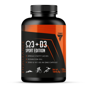 Trec Nutrition, Omega-3 + D3 Sport Edition, 120 капс (120 порций)
