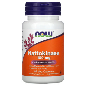 NOW, Nattokinase, 60 капс (60 порций)