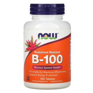 NOW, B-100, 100 табл (100 порций)
