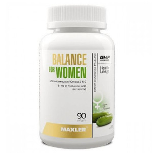 MAXLER, Balance For Women, 90 капс (30 порций)