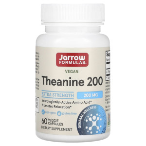 Jarrow, Theanine 200 мг, 60 капс (60 порций)