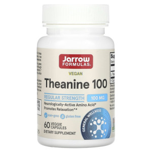 Jarrow, Theanine 100 мг, 60 капс (60 порций)