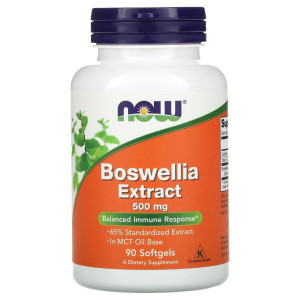 NOW, Boswellia Extract 500 мг, 90 капс (90 порций)