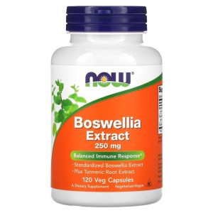 NOW, Boswellia Extract 250 мг, 120 капс (60 порций)