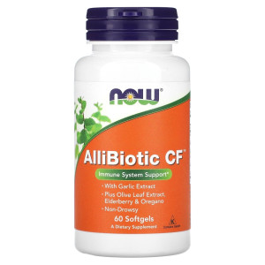NOW, AlliBiotic CF, 60 капс (60 порций)