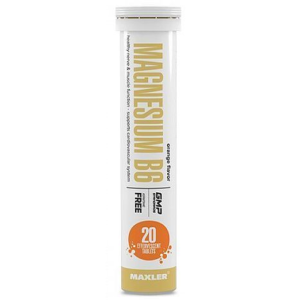 MAXLER, Magnesium B6, 20 шип табл (20 порций)