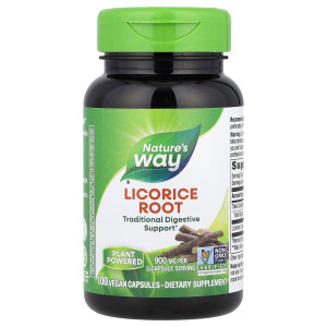Nature's Way, Licoriсe Root, 100 капс (50 порций)