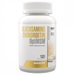 MAXLER, Glucosamine-Chondroitin-OPTI MSM, 120 капс (30 порций)