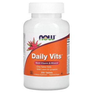 NOW, Daily Vits Multi, 250 табл