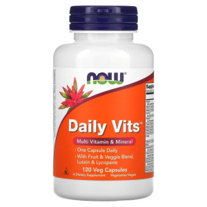NOW, Daily Vits Multi, 120 капс