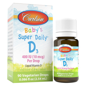 Carlson, D3 baby, 400ME, 10,3 мл (90 порций)
