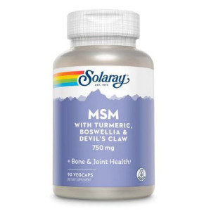 Solaray, MSM 750 мг, 90 капс (90 порций)