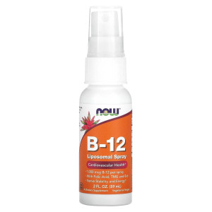 NOW, B-12 липосомальный спрей, 59 мл (84 порции)