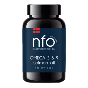 NFO, Omega-3-6-9 Salmon oil, 120 капс (40 порций)