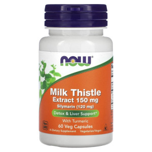 NOW, Silymarin Milk Thistle, 150 мг