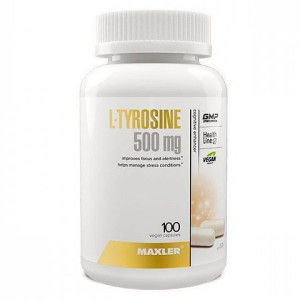 MAXLER, L-Tyrosine, 500 мг, 100 капс (100 порций)