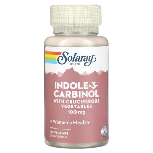 Solaray, Indol - 3 Carbinol 100 мг, 30 капс (30 порций)