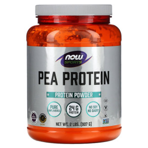 NOW, Pea Protein Unflavored, 907 г