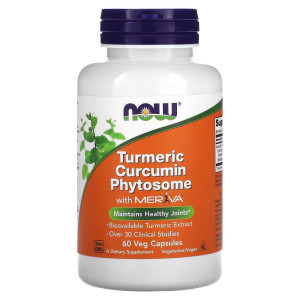 NOW, Curcumin Phytosome, 60 капс (60 порций)