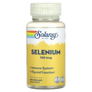 Solaray, Selenium 100 мг, 100 капс (100 порций)