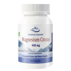 Norway Nature, Magnesium Citrate (120 капсул)