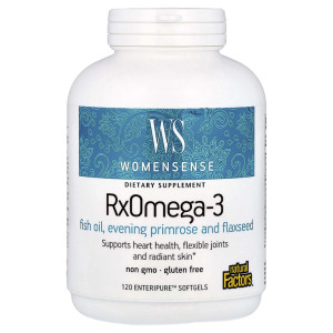 Natural Factor, Women Sense Omega-3, 120 капс
