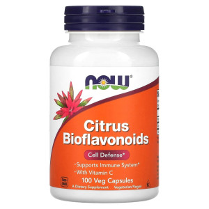 NOW, Citrus Bioflavonoids, 100 капс (50 порций)