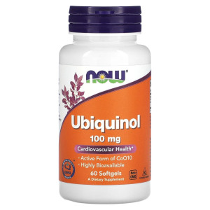 NOW, Ubiquinol, 100 мг