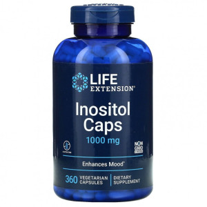 Life Extension, Inositol Caps, 1000 мг, 360 капс (360 порций)