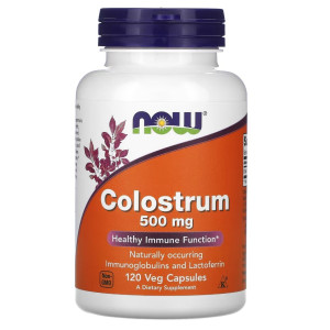 NOW, Colostrum, 120 капс (120 порций)