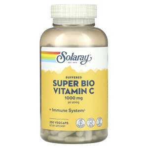Solaray, Super Bio C 1000 мг, 250 капс (125 порций)