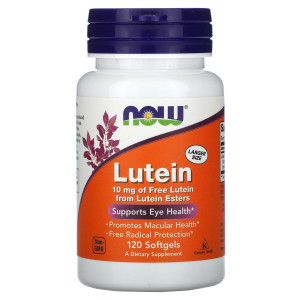 NOW, Lutein, 10 мг