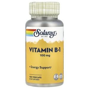 Solaray, Vitamin B1 100 мг, 100 капс (100 порций)